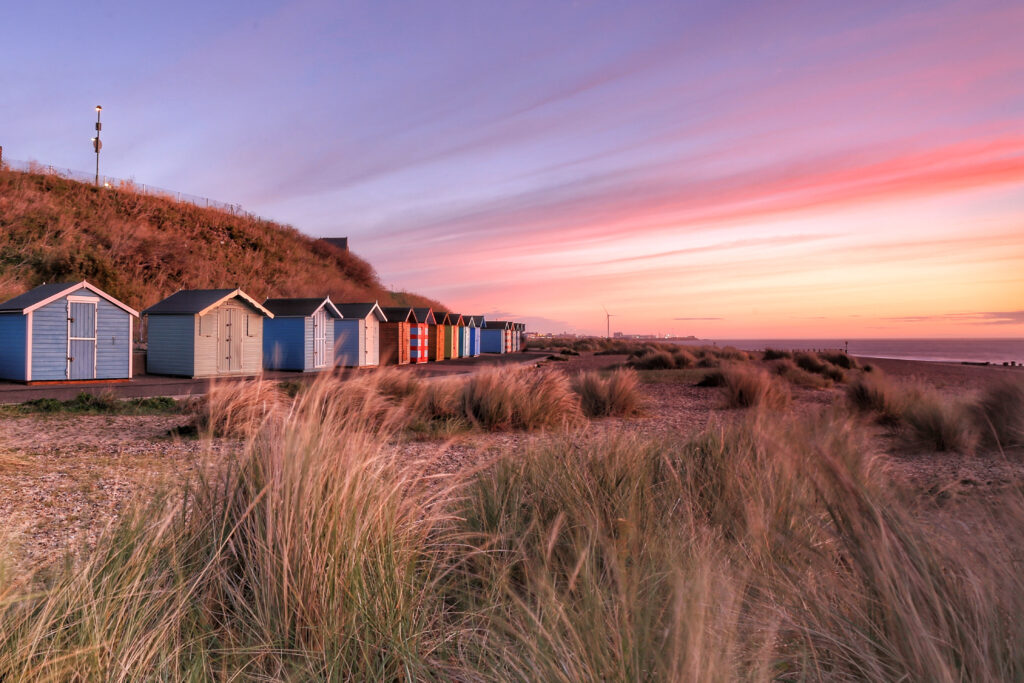 Beach Huts in Lowestoft