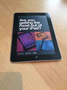 A picture of an iPad