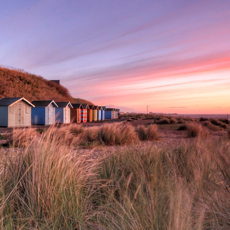 Beach Huts in Lowestoft