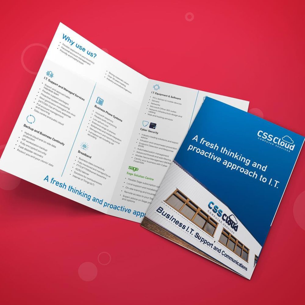 A brochure for CSS Cloud